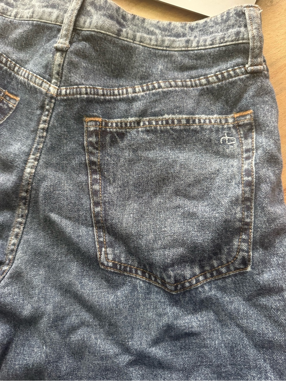Rag & bone Miramar Andi cropped wide leg sweatpants jeans 26 - Picture 7 of 7
